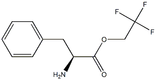 (S)-2,2,2-trifluoroethyl 2-aMino-3-phenylpropanoate结构式