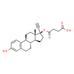 ethinyl estradiol 17-hemisuccinate structure