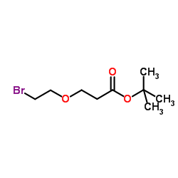 Bromo-PEG1-C2-Boc结构式