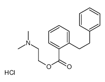 dimethyl-[2-[2-(2-phenylethyl)benzoyl]oxyethyl]azanium,chloride Structure