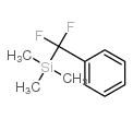 (Trimethylsilyldifluoromethyl)benzene结构式