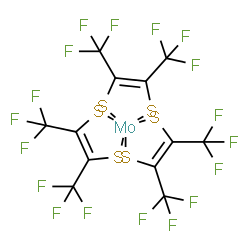 [Mo(1,2-bis(trifluoromethyl)ethylene-1,2-dithiolate)3] Structure