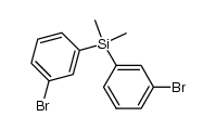 bis(3-bromophenyl)dimethylsilane结构式