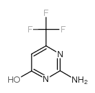 2-Amino-4-hydroxy-6-trifluoromethylpyrimidine structure