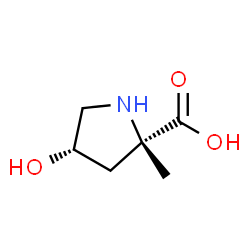 L-Proline, 4-hydroxy-2-methyl-, cis- (9CI) Structure