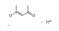 carbanide,(Z)-4-oxopent-2-en-2-olate,thallium(3+)结构式