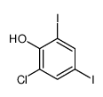 2-chloro-4,6-diiodophenol Structure