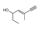 5-methylhept-4-en-6-yn-3-ol结构式