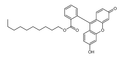 decyl 2-(3-hydroxy-6-oxoxanthen-9-yl)benzoate Structure