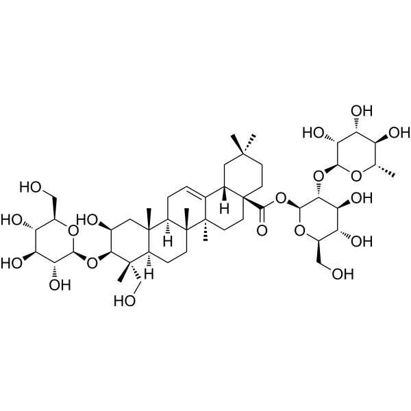 瓜子金皂苷II结构式