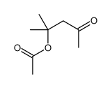 (2-methyl-4-oxopentan-2-yl) acetate Structure