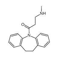 10,11-Dihydro-5-(3-methylaminopropionyl)-5H-dibenz azepin结构式