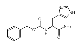 (S)-[2-氨基-1-(1H-咪唑-4-基甲基)-2-氧代乙基]-氨基甲酸苄酯结构式