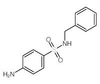 4-氨基-n-苄基苯磺酰胺结构式