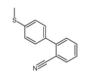 4-(甲基硫代)-[1,1-联苯]-2-甲腈结构式