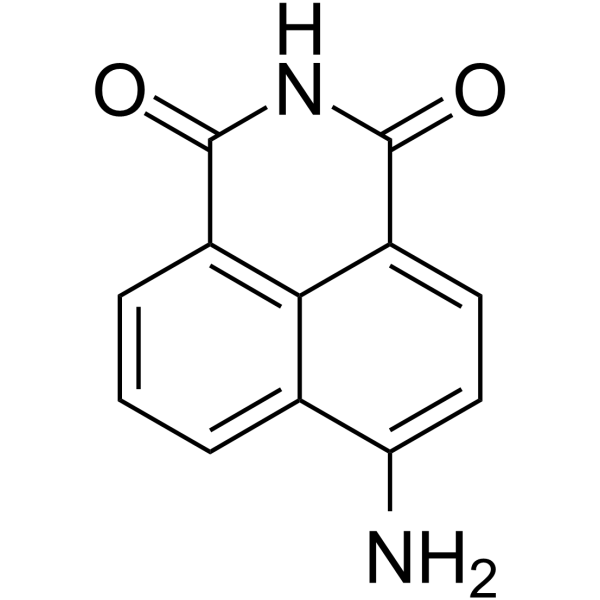 4-氨基-1,8-萘酰亚胺结构式