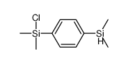 chloro-(4-dimethylsilylphenyl)-dimethylsilane结构式