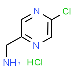 (5-chloropyrazin-2-yl)methanamine hydrochloride Structure
