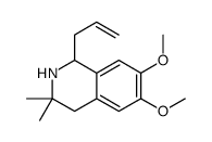 6,7-dimethoxy-3,3-dimethyl-1-prop-2-enyl-2,4-dihydro-1H-isoquinoline Structure