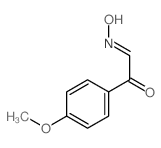 Benzeneacetaldehyde,4-methoxy-a-oxo-, 1-oxime Structure