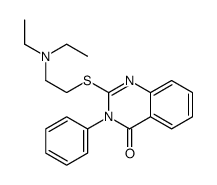 2-[[2-(Diethylamino)ethyl]thio]-3-phenylquinazolin-4(3H)-one结构式