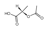 Propanoic acid, 2-(acetyloxy)-, (2R)- structure