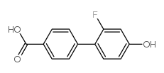 4-(2-Fluoro-4-hydroxyphenyl)benzoic acid结构式