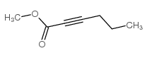 Methyl 2-hexynoate Structure