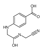 2-[[N-(p-Carboxyphenyl)glycyl]amino]acetonitrile结构式