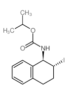 propan-2-yl N-[(1R,2R)-2-iodotetralin-1-yl]carbamate结构式
