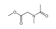 glicyne N-acetyl-N-methyl methyl ester Structure