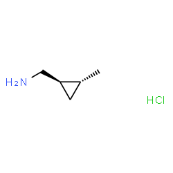Trans-(2-Methylcyclopropyl)Methanamine Hydrochloride Structure