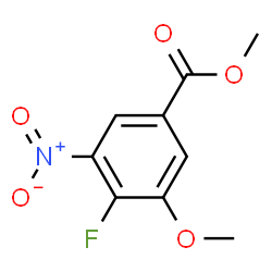 Methyl 4-Fluoro-3-methoxy-5-nitrobenzoate Structure
