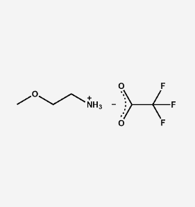 2-Methoxyethylammonium trifluoroacetate Structure
