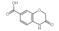 3-Oxo-3,4-dihydro-2H-1,4-benzoxazine-7-carboxylicacid Structure