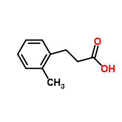 3-(2-甲基苯基)丙酸结构式