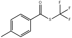 4-甲基苯甲酸三氟甲硫基酯结构式