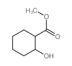 2-羟基环己烷羧酸甲酯结构式