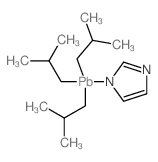 1H-Imidazole,1-[tris(2-methylpropyl)plumbyl]-结构式