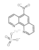 5-硝基-1,10-菲罗啉硫酸亚铁结构式