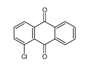 1-chloroanthracene-9,10-dione结构式