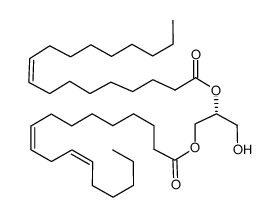 1-Linoleoyl-2-oleoyl-rac-glycerol Structure