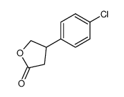4-(p-chlorophenyl)dihydrofuran-2(3H)-one结构式