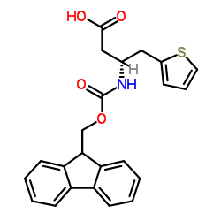 Fmoc-(R)-3-Amino-4-(2-thienyl)-butyric acid Structure