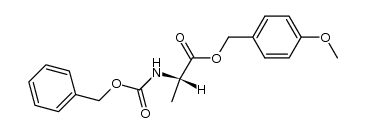 Z-L-Ala 4-methoxybenzyl ester结构式