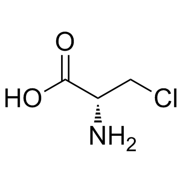 3-氯-L-丙氨酸结构式