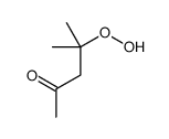 4-hydroperoxy-4-methylpentan-2-one Structure
