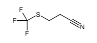 3-[(Trifluoromethyl)sulfanyl]propanenitrile Structure