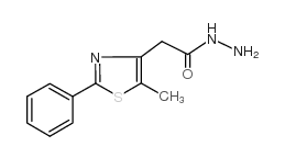 2-(5-methyl-2-phenyl-1,3-thiazol-4-yl)acetohydrazide Structure