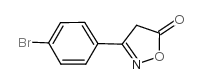 3-(4-溴苯基)-5(4H)-异噁唑酮结构式